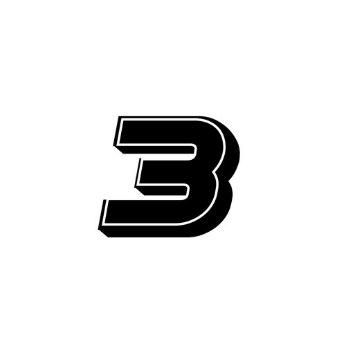 We need a logo that features the number 3 Design by Jarvard