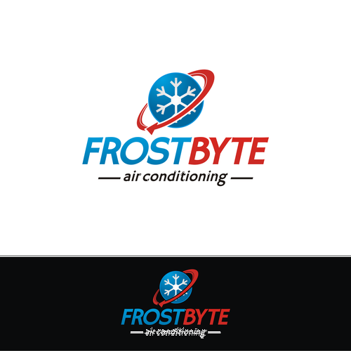 logo for Frostbyte air conditioning Design by Alene.