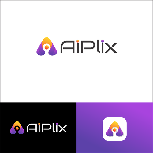 Designs aiplix a logo for an ai powered web browser logo design