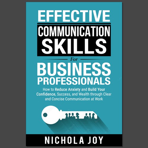 Design a book cover targeting  business professionals that want to enhance communication skills. Design by Ramarao V Katteboina