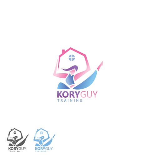 Design di Need a Fun and Powerful Logo for a Female in Home Trainer! di A Krikoryan