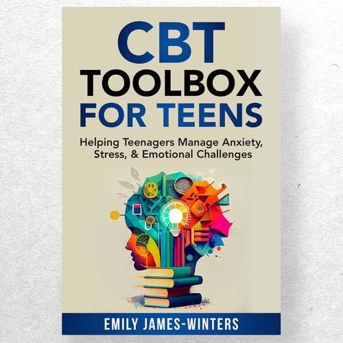 Create a unique and eye-catching book cover that would appeal to teenagers struggling with anxiety Design by ryanurz