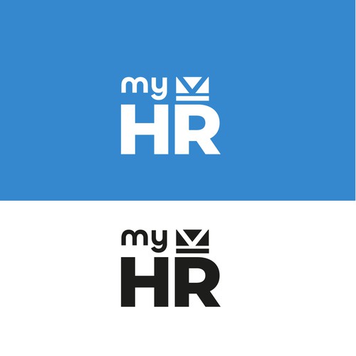 Create an awesome logo for myHR, the #1 HR Software in Luxembourg ! Design by M.I.Thomson