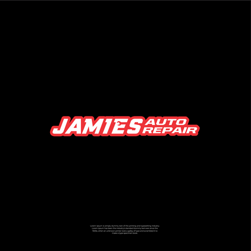 Simple Text Based Logo Design by TsabitQeis™