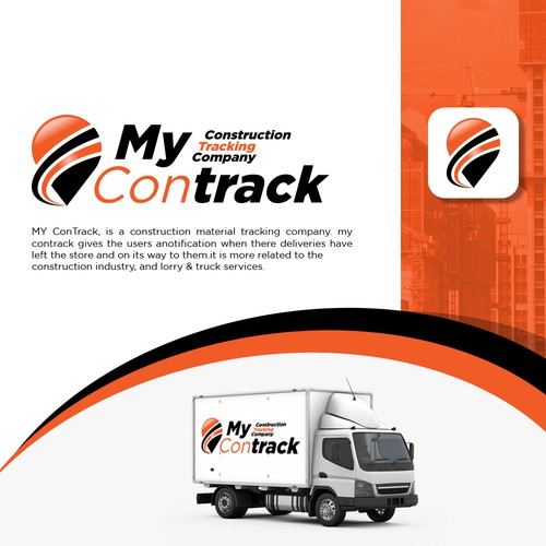 Design a powerful & smart tracking service LOGO for the construction industry!! Design by Jacob Gomes