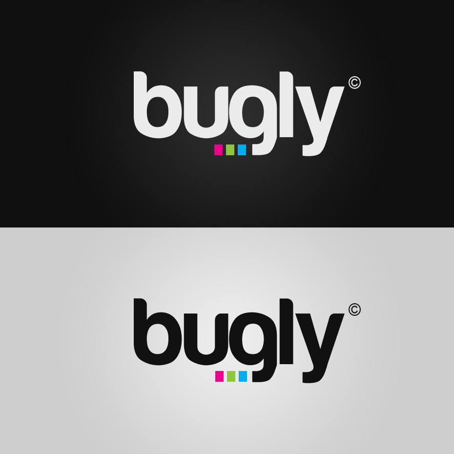 Buddy logo with the title 'Bugly Logo'