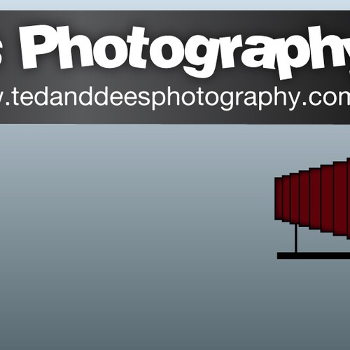 banner ad for Ted & Dees Photography Design por lukakatic