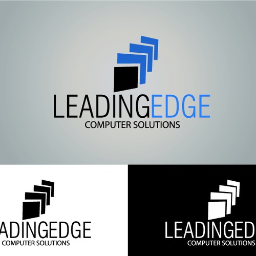 logo for Leading Edge Computer Solutions Design by JoshuaJohnn