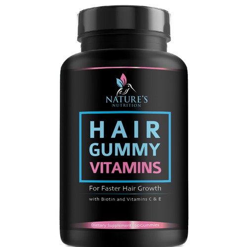 Nature's Nutrition needs a Gummy Vitamins black label Design by agooshe