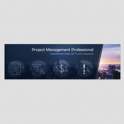 Project manager linkedin page - background | Social media page contest |  99designs