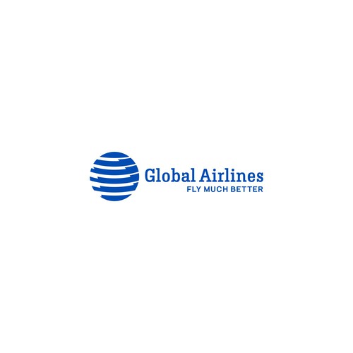 Take off! A Brand New Global Airline logo! Design by xxian