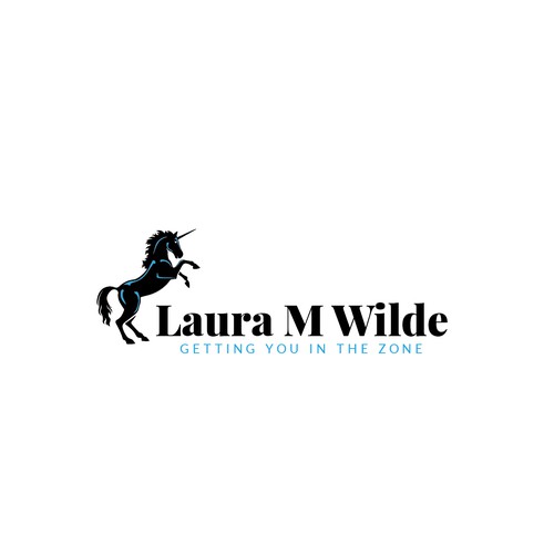 Black Unicorn Logo Design by DonMare