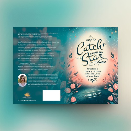 Design a book cover for "How to Catch a Falling Star" Design by Esteban Ibarra