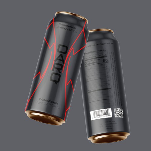 Create a unique Design for a sugar free Energy Drink Can! Design by rakaruaan