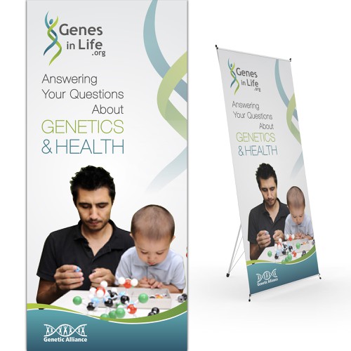 Create a conference poster for Genetic Alliance! Design by LocLe