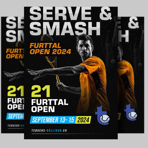 Aces & Action: Cool Flyer for a Tennis Tournament Design by Monki D Loy