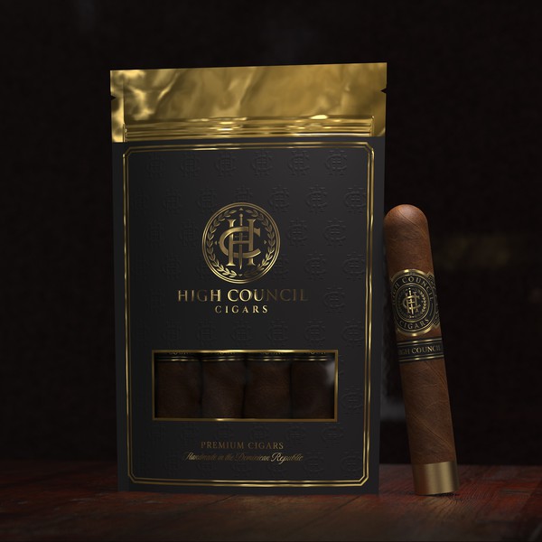 High Council cigar packaging design