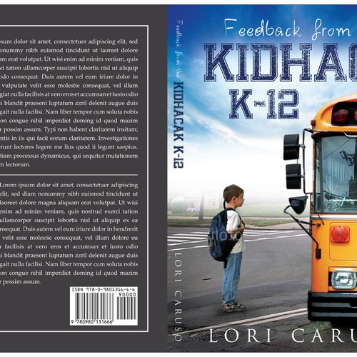 Help Feedback from  the Kidhack  K-12 by Lori Caruso with a new book or magazine cover Design por line14