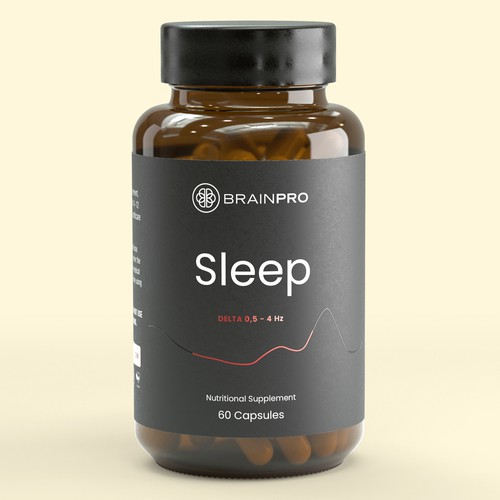 Design a product label for a bio hacker brand - Brain Pro Design by Jonesy