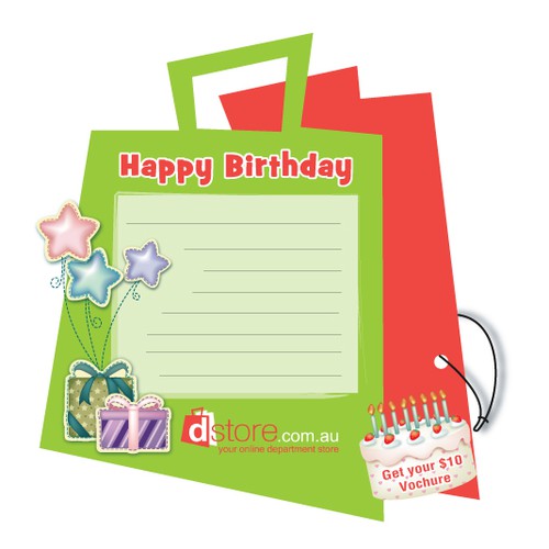 Birthday Card Template | Web page design contest