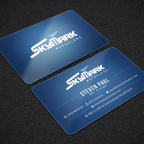 Need business card redesign for Aircraft Truck Fueling company Design by H_IMAM
