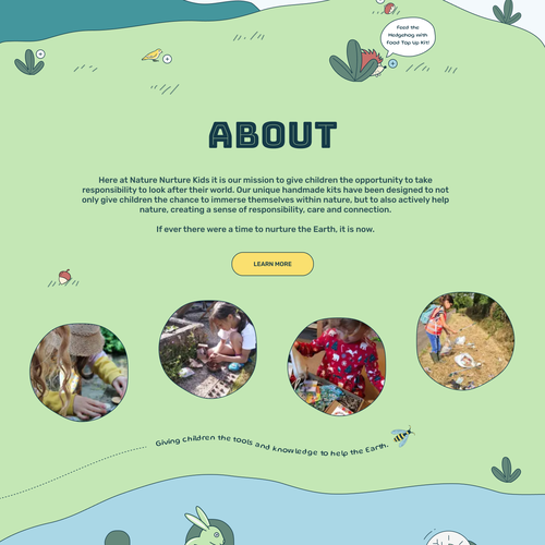Unique website for a unique product - children's outdoor adventure