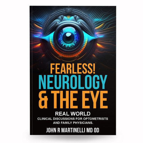 Medical Cover about Neurology & The Eye/Vision in a bold yet engaging style for a new educational series for physicians. Design by anisha umělec