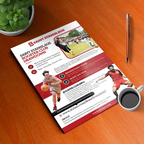 Design a eye-catching brochure for fundraising event Design by Tanny Dew ❤︎