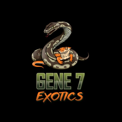 Gene 7 Exotics Logo Design by Deel DL