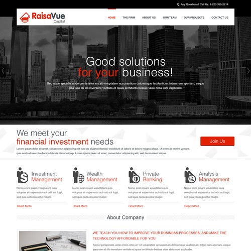 We need an AMAZING website! Design by Solitaire Infosys