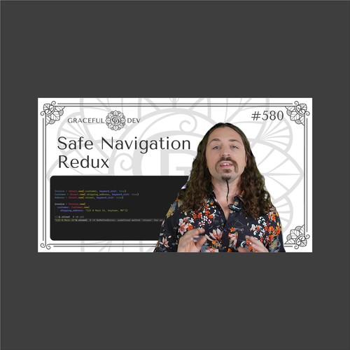 Video (YouTube etc.) Thumbnail Template for Software Development Screencast Episodes Design by ghandy ginanjar
