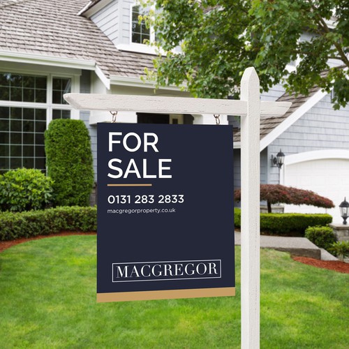 Designs Design a 'For Sale' Board Signage contest