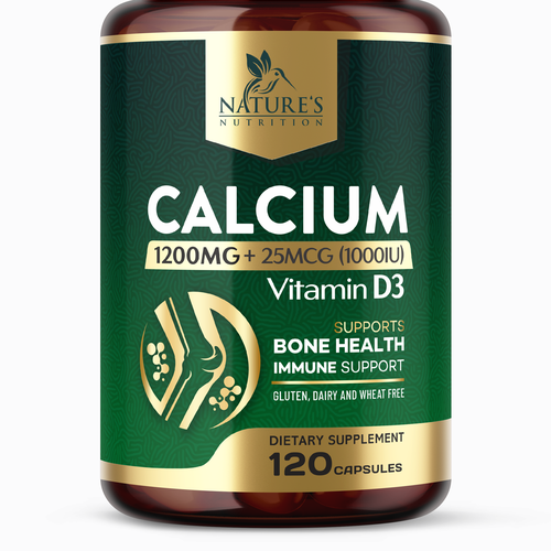 Calcium Plus Vitamin D3 Design Needed for Nature's Nutrition Design by Encephalon™