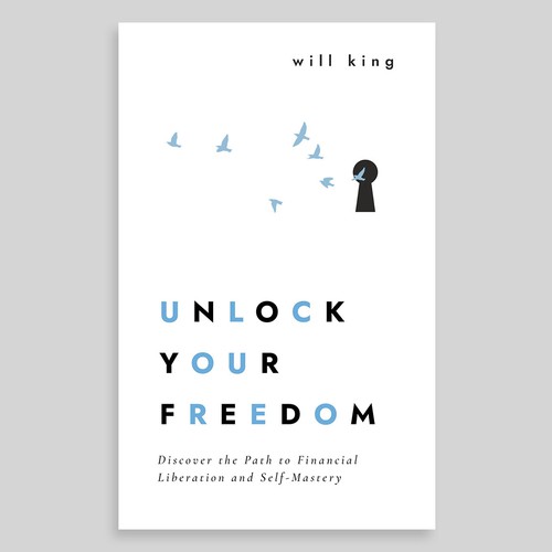 Design a book cover about freedom that'll intrigue and attract readers Design by DINJA