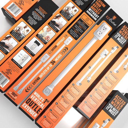 Packaging Design for Electrical Product- additional work for winning designer too Design by Designbaharbd