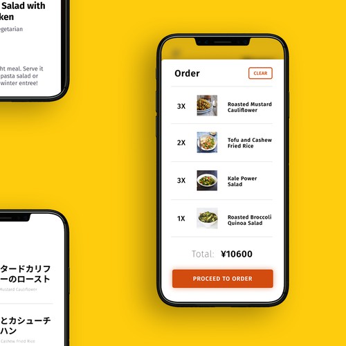 Design an iOS Food Menu App Design by Aivars V.