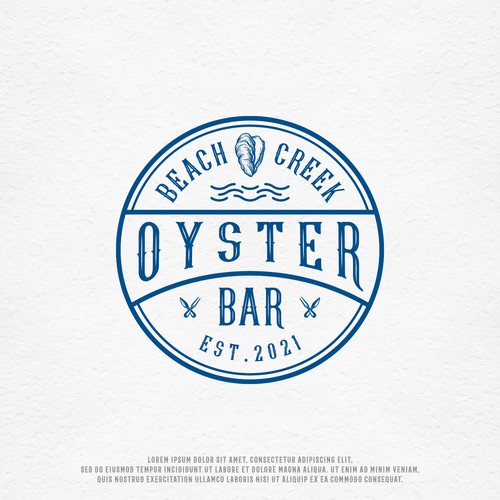 Design di Oyster Bar logo di Macroarto™