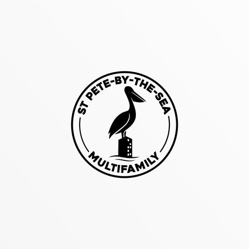 Sophisticated Florida Pelican Logo Design by SilverD™