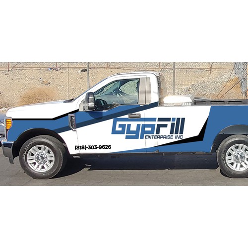 trucks wrap design Design by olartdesign