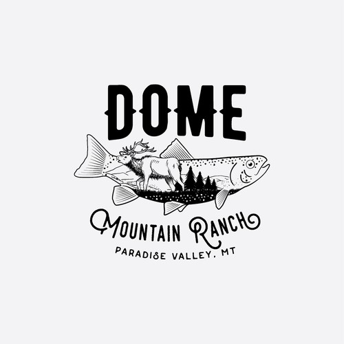 Dome Mountain Ranch Logo!!! Design by iyank iyo