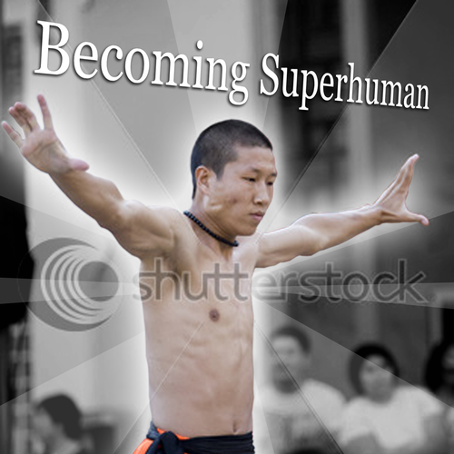"Becoming Superhuman" Book Cover Design by Snaps