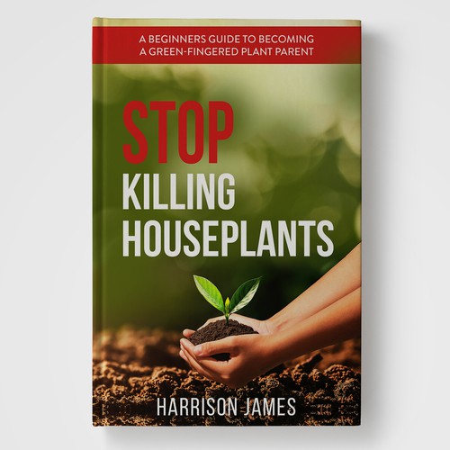 Design a plant parenting book cover Design by Pablo Regino