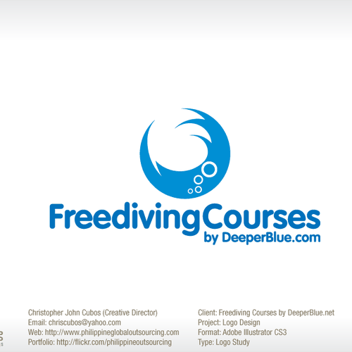 logo-for-spin-off-business-freedivingcourses-logo-design-contest