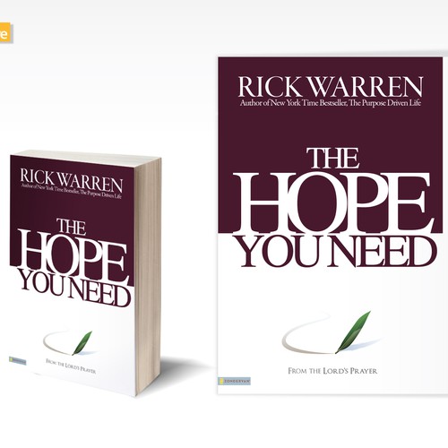 Design Rick Warren's New Book Cover Diseño de dobleve