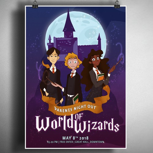 Create a harry potter inspired poster!