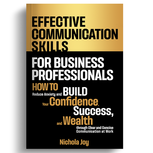 Design a book cover targeting  business professionals that want to enhance communication skills. Design by melsaber