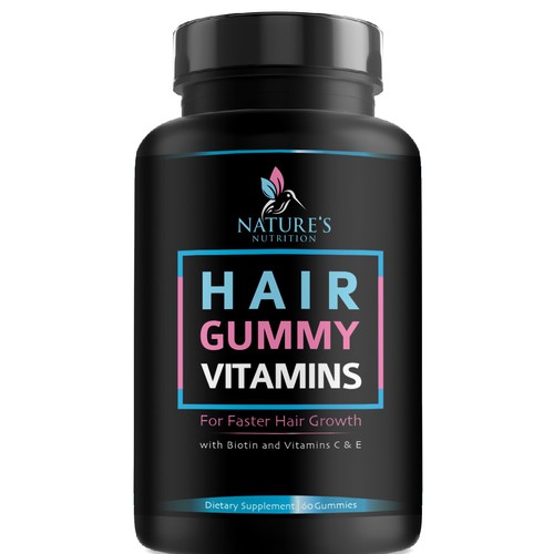 Nature's Nutrition needs a Gummy Vitamins black label Design by agooshe