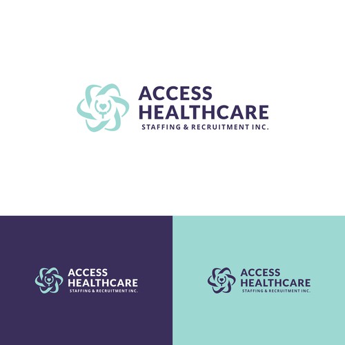 medical staffing company Design by CliffKer