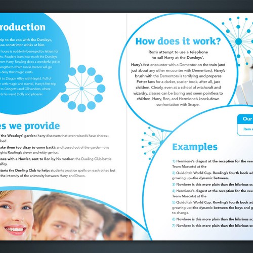 Brochure design for Startup Business: An online Think-Tank Design by gd-fee