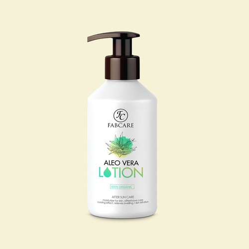 Label Design for Aloe Vera Lotion Design by mindART*